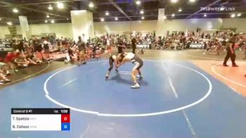 160 lbs Consi Of 8 #1 - Tyler Spatola, Grindhouse WC vs Brandon Collazo, Team Quest