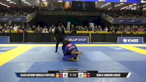 Oliver Anthony Morales Portesgil vs Noah S Camacho Araujo 2026 Pan Kids Jiu-Jitsu IBJJF Championship