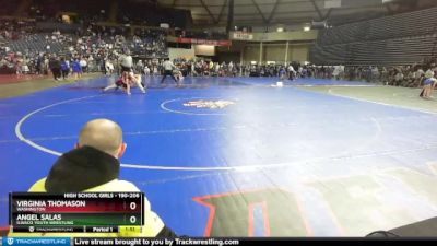 190-206 lbs Round 1 - Virginia Thomason, Washington vs Angel Salas, Ilwaco Youth Wrestling