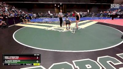 6A-144 lbs Semifinal - Eric Streeter, Lawrence-Free State vs Alonzo Borjas, Gardner Edgerton