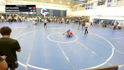 106 lbs Cons. Round 3 - Andrew Garcia, Rough House vs Rey Villarreal, Rolling Hills Wrestling Club