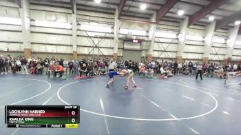 140 lbs Quarterfinal - Lochlynn Harned, Warrior Wrestling Club vs Khalea King, Top Of Utah