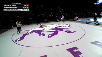 6A 105 lbs 1st Place Match - Brooklyn Eagar, Mountain Ridge vs Aubriana Wadley, Westlake