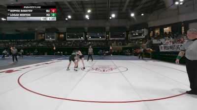 105 lbs Round 1 - Sophia Babayev, Walter Johnson vs Logan Newton, Parkside