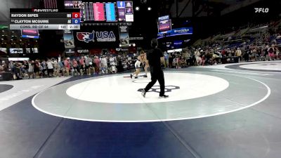 157 lbs Cons. Rd Of 64 - Raydon Bipes, MN vs Clayton McGuire, AK