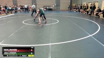 135 lbs Round 1: 12:00pm Fri. - Arius Atwood, Colony High School vs Rovic Ubungen, Eagle River High School