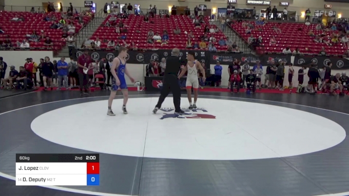 60 kg Cons 16 #2 - Jeff Lopez, Clovis West High School Wrestling vs ...