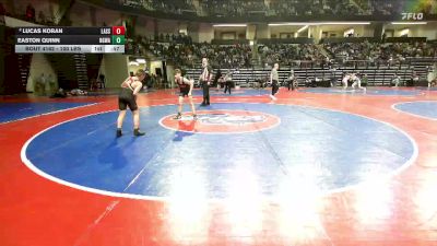 100 lbs Quarterfinal - Lucas Koran, Lassiter Jr Trojans Wrestling Club vs Easton Quinn, NGWA Legends