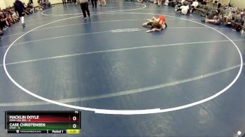 75 lbs Round 5 (6 Team) - Macklin Doyle, Iowa USA Red vs Case Christensen, Utah