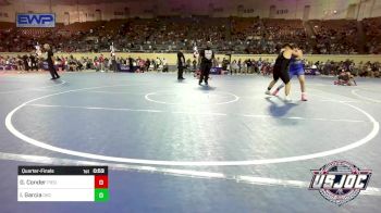 120 lbs Quarterfinal - Grant Conder, Piedmont vs Israel Garcia, OKC Saints Wrestling