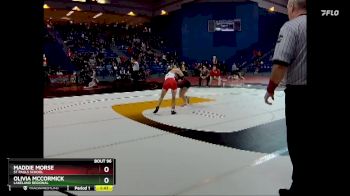 100 lbs Champ. Round 2 - Maddie Morse, St Pauls School vs Olivia McCormick, Lakeland Regional