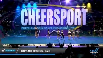 Maryland Twisters - Halo [2021 L4 Youth Day 1] 2021 CHEERSPORT National Cheerleading Championship