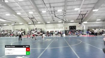 157 lbs Quarterfinal - JT Hogan, Lock Haven vs Jonathon Ley, Navy