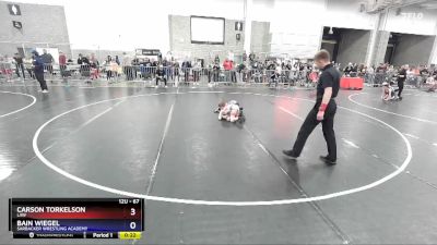 67 lbs Round 1 - Carson Torkelson, LAW vs Bain Wiegel, Sarbacker Wrestling Academy