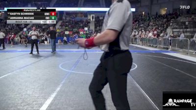 50 lbs Cons. Round 3 - Eastyn Schridde, Great Bend Wrestling Club vs Adrianna Macias, Oakley Wrestling Club