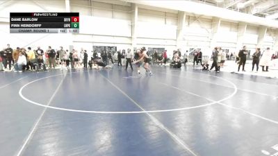 138 lbs Champ. Round 1 - Finn Heindorff, Lone Peak vs Dane Barlow, Skyridge