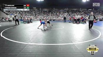 B4A-120 lbs Quarterfinal - Ty Whitlock, Harrah vs Parker Ingram, Cleveland