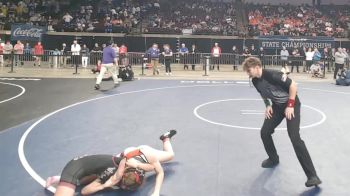 G 107 lbs 1st Place Match - Carsyn `Gabbie` Booty, Central - B.r. Girls vs Layla Higgins, Riverdale Girls