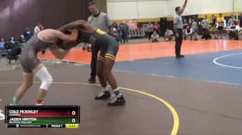 133 lbs Champ. Round 1 - Jaden Hinton, Baldwin Wallace vs Cole McKinley, Lourdes