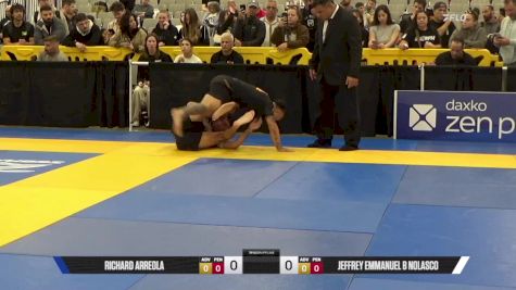Jeffrey Emmanuel B Nolasco vs Richard Arreola 2025 World IBJJF Jiu-Jitsu No-Gi Championship