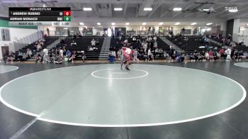 175 lbs Semifinal - Andrew Rubino, BV Bison vs Adrian Monaco, Wichita Wrestling Club