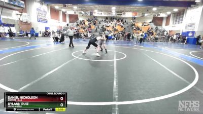 120 lbs Cons. Round 3 - Daniel Nicholson, Granite Hills vs Dylann Ruiz, Los Alamitos