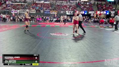 G - 145 lbs Quarterfinal - McKenna Jones, Conrad (Girls) vs Joli Beston, Wolf Point (Girls)