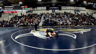 285 lbs Semifinal - Jake Swirple, Minot State (N.D.) vs Max Balow, Augustana (SD)