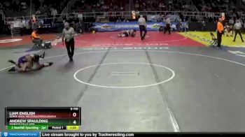 II-110 lbs Quarterfinal - Andrew Spaulding, Honeoye Falls-Lima vs Liam English, Berne-Knox-Westerlo/Middleburgh