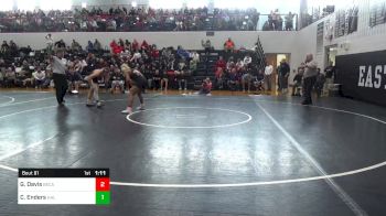 172 lbs Quarterfinal - Gabriel Davis, Berks Catholic vs Carter Enders, Halifax