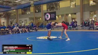 126 lbs Aden Candelaria, Rapid City Cobblers vs Bradey Doyle, Butte