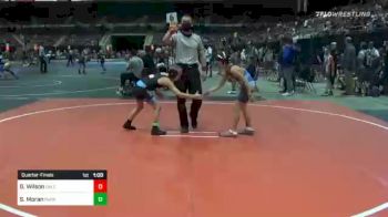 73 lbs Quarterfinal - Gunnar Wilson, Salem Elite vs Samuel Moran, Nwwc