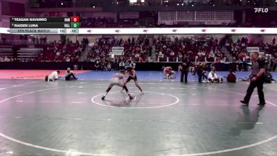 113 lbs 5th Place Match - Teagan Navarro, Nampa vs Raiden Luna, Vallivue