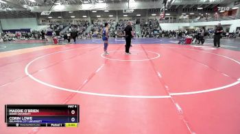 160 lbs Champ. Round 2 - Maddie O`Brien, Baker University vs Corin Lowe, Oklahoma City University