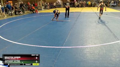 80 lbs Cons. Round 1 - Braxton Weber, Red Rock Central vs Anthony Nytes, LSH (LeSueur/Henderson)