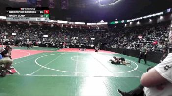 146 lbs Champ. Round 3 - Mason Clark, LAC3 vs Christopher Davidson, MDA3