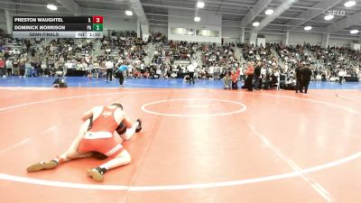 120 lbs Semifinal - Preston Waughtel, IL vs Dominick Morrison, PA