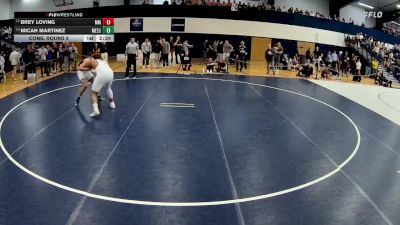 285 lbs Cons. Round 3 - Brey Loving, Marymount vs Micah Martinez, Messiah