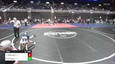 61 lbs Consi Of 8 #2 - Lincoln Wilkinson, Douglas WC vs Merrick Richard, Matpac Wrestling ND