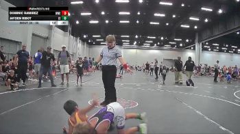 55 lbs Cons. Round 2 - Dominic Ramirez, Wolverine Wrestling Club vs Jayden Ribot, Eagle Empire