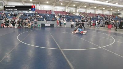 105 lbs Champ. Rd Of 16 - Brett Innes vs Cade Myers, Green River Grapplers