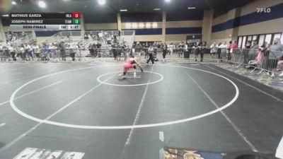 138 lbs Semifinal - Mathius Garza, Inland Elite WC vs Joseph Ramirez, Team Thunder