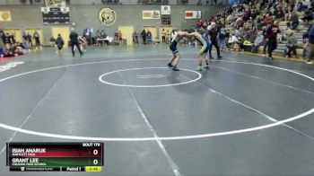 152 lbs Cons. Semi - Isiah Anaruk, Bartlett High vs GRANT LEE, Chugiak High School