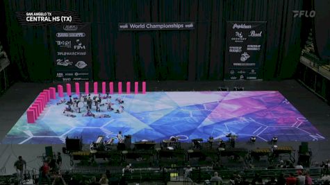 Central HS (TX) "San Angelo TX" at 2026 WGI Percussion/Winds World Championships