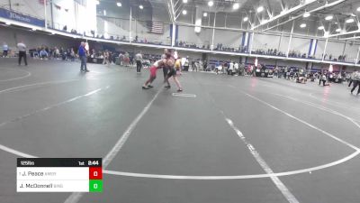 125 lbs Consi Of 16 #1 - Jay Peace, American University-Unattached vs Jay McDonnell, Binghamton - UnAttached