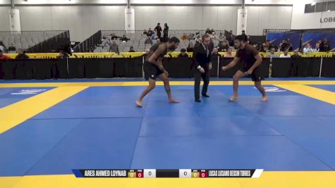 Ares Ahmed Loynab vs Lucas Luciano Bessin Torres 2024 World IBJJF Jiu-Jitsu No-Gi Championship