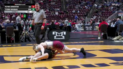121 lbs Consi 4 - Flynn Arnestad, Faith Christian vs Tyden Shuman, Berks Catholic