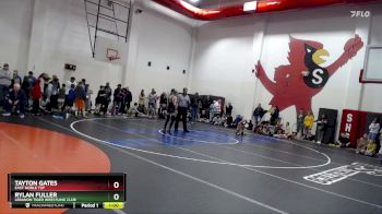 97 lbs Quarterfinal - Rylan Fuller, Lebanon Tiger Wrestling Club vs Tayton Gates, East Noble TUF