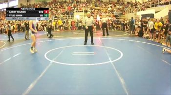 127 lbs Quarterfinal - Rylie Mann, Unaffiliated vs Gabby Wilson, Wilmington Ladies Freestyle Wr