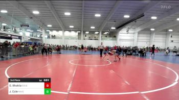 111 lbs 3rd Place - Gauri Bhakta, Doughgirls WC vs Jolene Cole, Mayo Quanchi WC